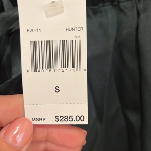 Cami New York green silk cargo pant size s NWT - Picture 6 of 6